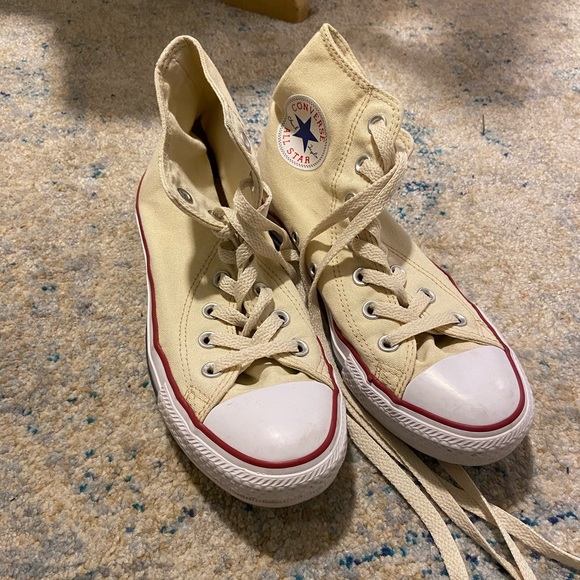 converse shoes cream